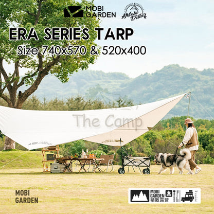 Mobi Garden Era Series Flysheet Tarp Silver Coated UV Block Sunscreen Tent Canopy Outdoor Equipment Family Naturehike