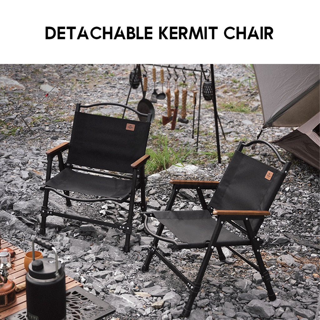 Naturehike Detachable Kermit Folding Chair Camping Outdoor Portable Moon Chair Aluminium Alloy Lightweight Mobi Garden