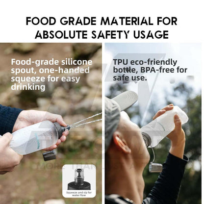 Naturehike Yunquan TPU Water Bottle Foldable Drinking Bag Bucket Hiking Cycling Outdoor Camping Beg Air CNK2650CF013