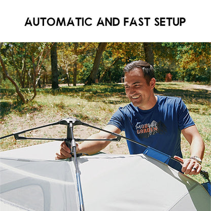 Mobi Garden Camping Automatic Spacious Tent Large Space 2 3 4 People Quick Fast Rainproof Outdoor Tent Camp UPF50+