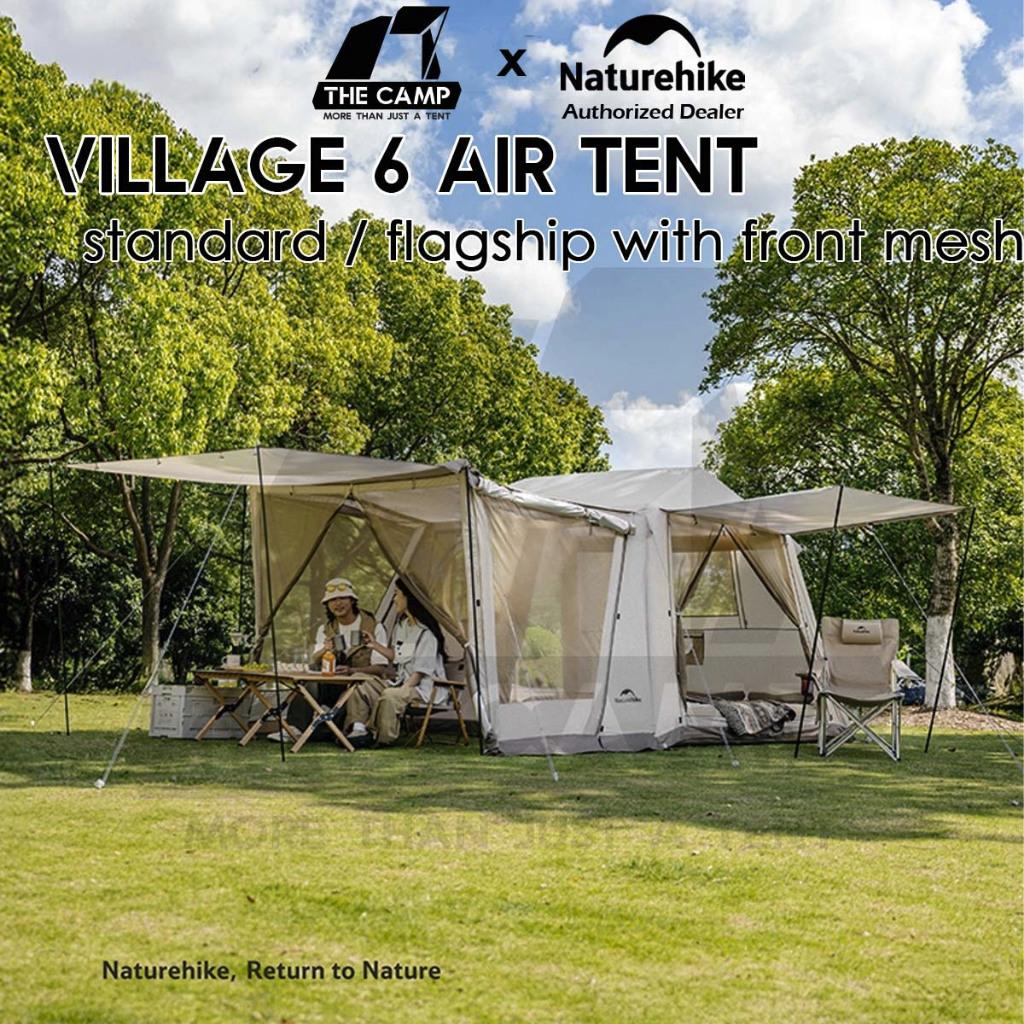 Naturehike Village 6 Air Tent Standard / Flagship Model Inflation Pump Outdoor Camping Khemah Angin CNK2650WS037