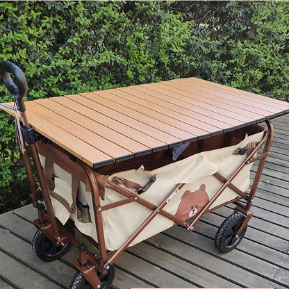 Outdoor Height Adjustable Folding Aluminium Table Portable All Terrain Foldable Camping Picnic BBQ Egg Roll