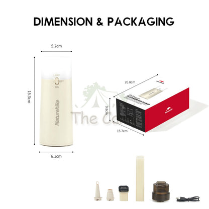 Naturehike Car Vacuum Cleaner Air Pump Light Power Bank Inflate or Deflate Multipurpose Multifunctional Tent Flysheet LE