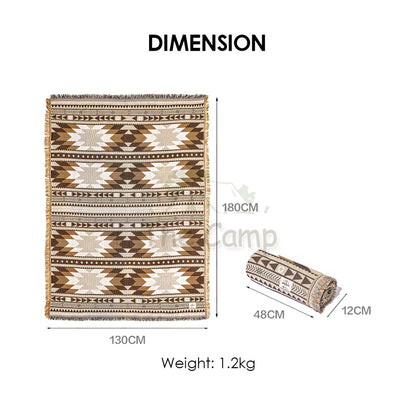 Mobi Garden Cotton Polyester Multipurpose Blanket Camping Style Bed Sheet Bedsheet Tent Peg Table Rope Bag Pole Nail