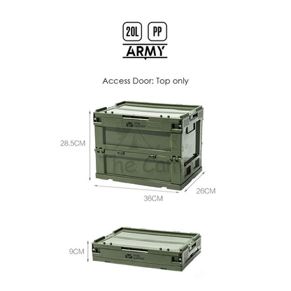 Mobi Garden Camping Folding Storage Box Stackable Outdoor Sport Family Recreation Naturehike Hiking Equipment Gear