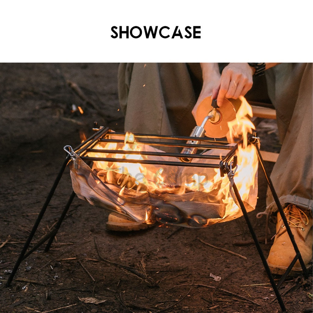 Naturehike Foldable Fire Rack Portable BBQ Cooking Firewood Grill Stove Camping Tent Chair Nail Peg Rope Flysheet Table