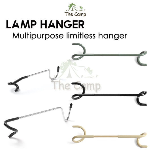 Camping 2-way Lamp Hanger Multipurpose Hook Aluminum Alloy Post Tent Pole Lantern Light Holder Portable Anti Slip
