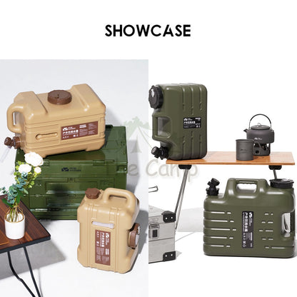 Mobi Garden Camping Portable Water Tank Container Pro 11 13 18.5 22 L Litre Water Tap Faucet Outdoor Gear PP Food Grade