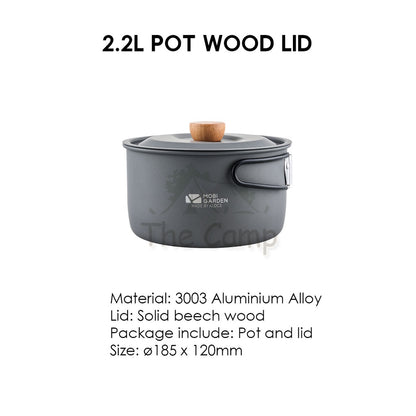 Mobi Garden Cookware Pot & Pan Portable Foldable Outdoor Camping Picnic Frying Pan Tent Flysheet Pole Table Naturehike