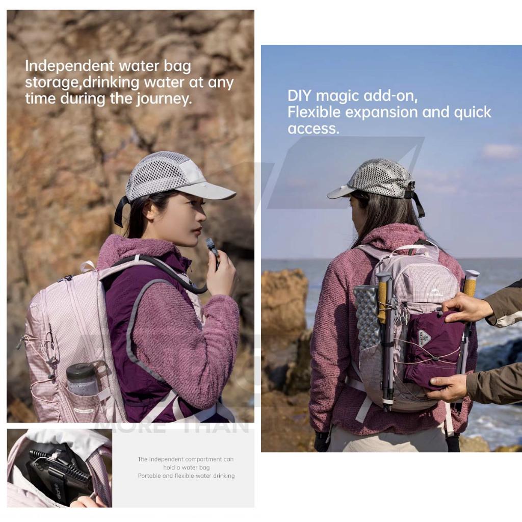 Naturehike Longwa 20L Hiking Bag Light Weight Backpack Day Trip Breathable Mesh Camping Travel CNK2550XB016