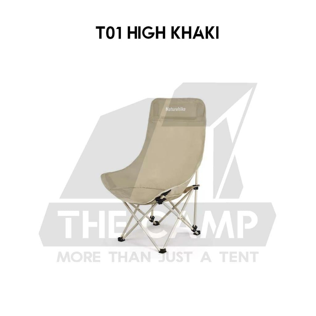 Naturehike T01 Highback Moon Chair Outdoor Camping Widened Armchair High Back Headrest Kerusi Healing CNH23JU13002