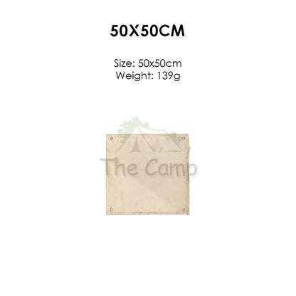 Outdoor Camping Fireproof Mat Cloth BBQ Fiberglass Fire Blanket Insulation Silicone Resistant Flame Retardant Fiber Glas