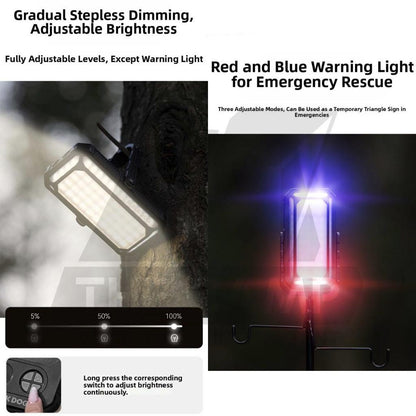 Blackdog Solar Light ZM047 Multipurpose 10000mah Rechargeable Battery Outdoor Camping Lampu Terang CBD2550ZM047