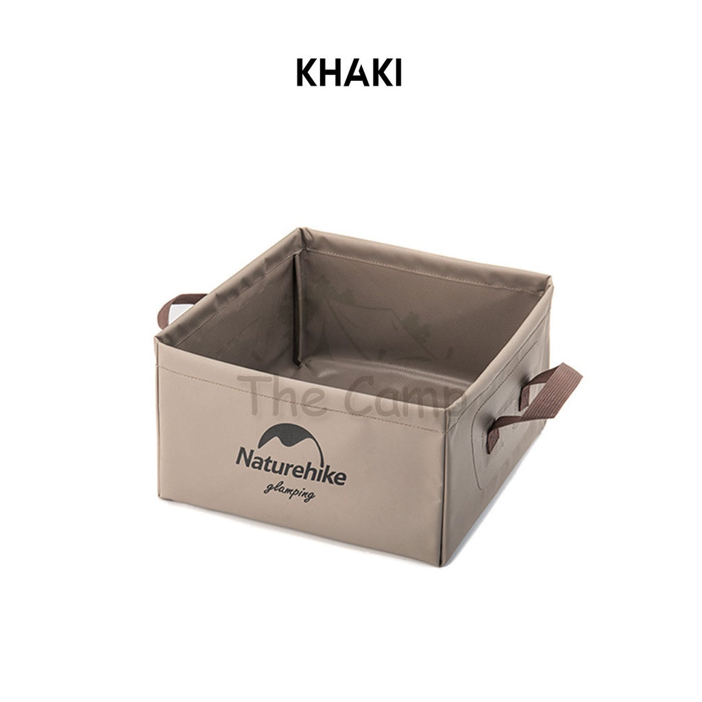 Naturehike Camping Foldable Water Bucket Portable Waterproof Square 13 L Litre Outdoor Gear Equipment Mobi Garden