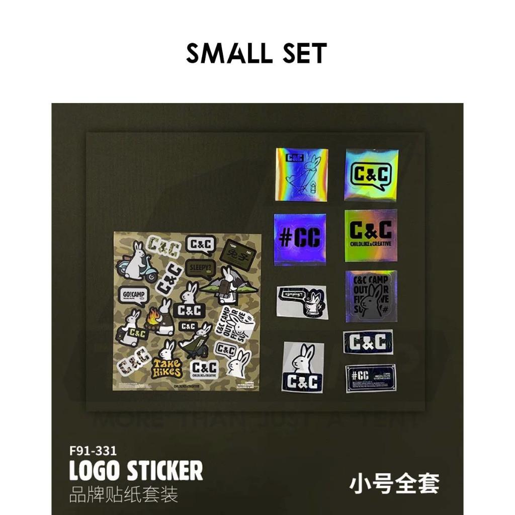 CC Brand Logo Sticker for Box Tent Cooler Box Table Laser