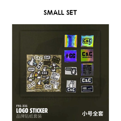 CC Brand Logo Sticker for Box Tent Cooler Box Table Laser