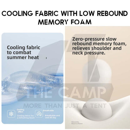 Naturehike Memory Foam Pillow Cooling Air Neck Travel Support Bantal Leher Kereta Bantal Travel U Shape CNK2450WS019