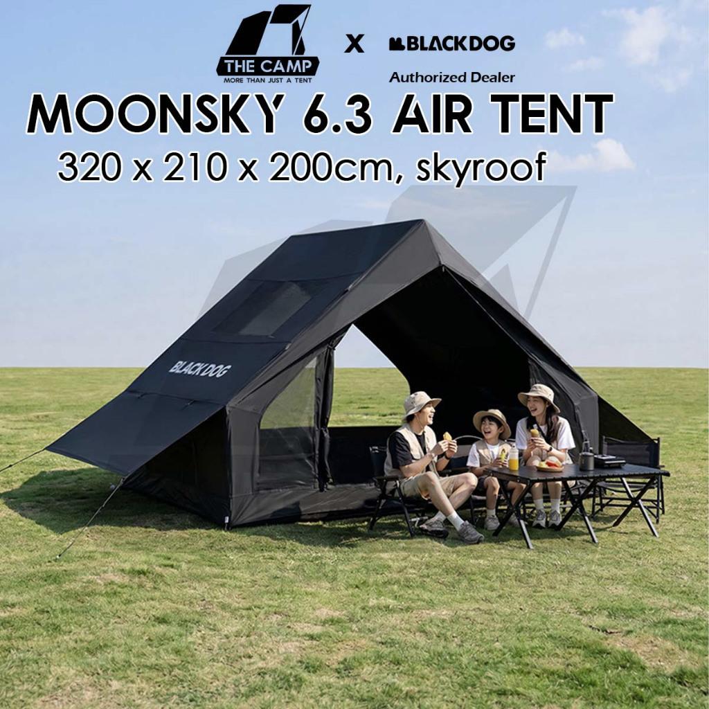 Blackdog MoonSky 6.3 Air Tent Pro / Base Double Layer PU3000mm Skyroof Inflatable Khemah Angin CBD2650WS010