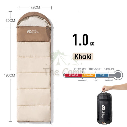 Mobi Garden Sleeping Bag with Hood Ultralight Portable Outdoor Camping Hiking Light Weight Naturehike