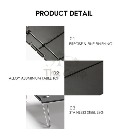 Camping Foldable Aluminium Table Portable Mini Small Coffee Table