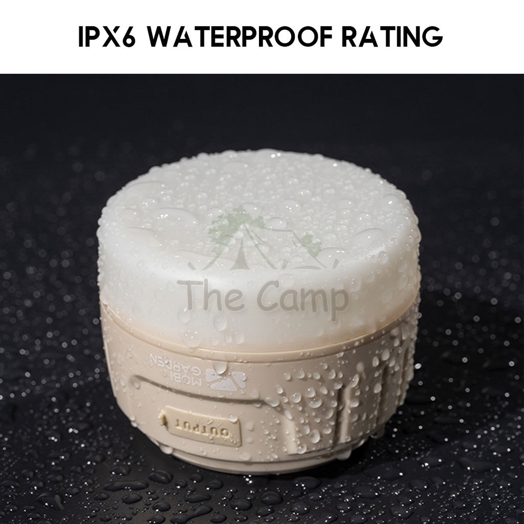 Mobi Garden Camping LED Lamp Portable Light Waterproof Powerbank 5200mAh Magnetic Base Outdoor Gear Equipment Naturehike
