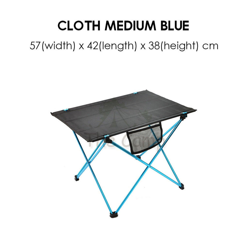Outdoor Folding Aluminium / Cloth Camping Table Portable Small Compact Foldable Picnic BBQ Egg Roll Chair Flysheet Rope