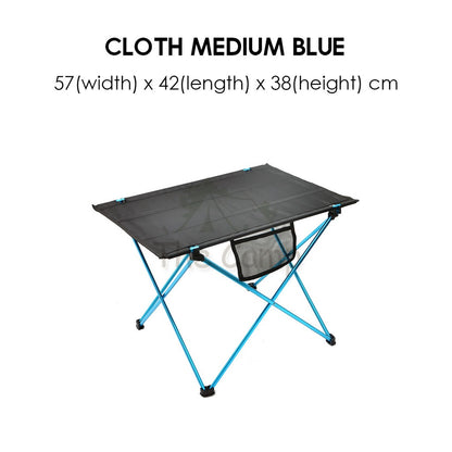 Outdoor Folding Aluminium / Cloth Camping Table Portable Small Compact Foldable Picnic BBQ Egg Roll Chair Flysheet Rope