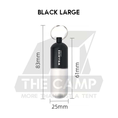 Wellhike SWS EDC Pill Capsule Sealed Waterproof Container Outdoor Camping Portable Small Bottle Mini Storage Keychain