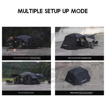 Blackdog ShanTing 6.8 Manual Tent Easy Set Up Outdoor Camping Fly Sheet Extension Black Coating PU5000 CBD2450WS050