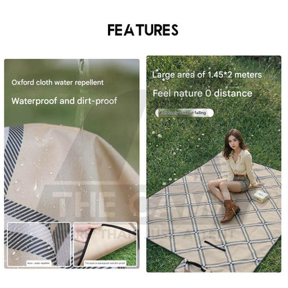 Blackdog Portable Mat Picnic Carpet Waterproof Soft Comfortable Washable Moisture-Proof Floor 600D Oxford CBD2550WS013