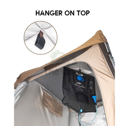 Naturehike Outdoor Camping Changing Shower Tent Travel Bathroom Portable Toilet Waterproof Flysheet Tarp Peg Rope Nail