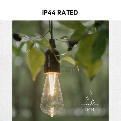 Naturehike Camping Pull Switch LED Light USB / AAA Battery Hanging Lantern Tent Lamp Portable Outdoor IP44 Waterproof