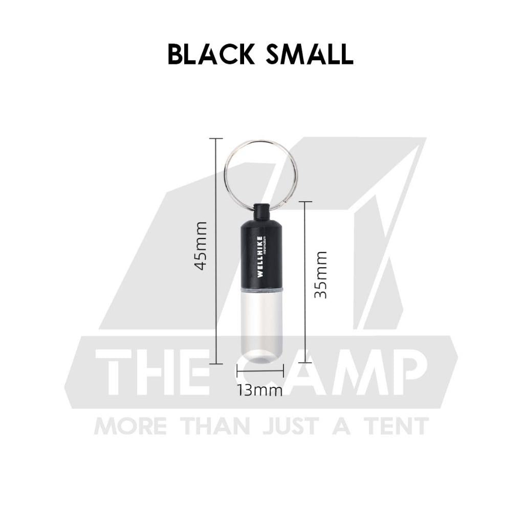 Wellhike SWS EDC Pill Capsule Sealed Waterproof Container Outdoor Camping Portable Small Bottle Mini Storage Keychain
