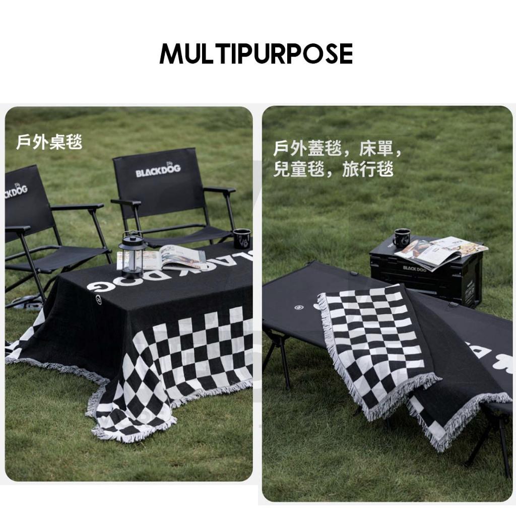 Blackdog Woven Blanket Carpet Mat Double Face Sided Multipurpose Tassel  Washable Camping Outdoor CBD2300DZ013
