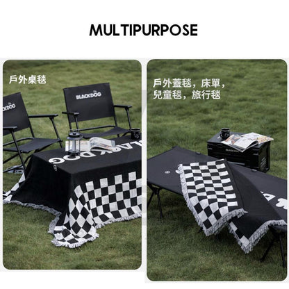 Blackdog Woven Blanket Carpet Mat Double Face Sided Multipurpose Tassel  Washable Camping Outdoor CBD2300DZ013