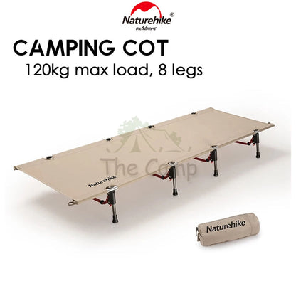 Naturehike Camping Cot Ultralight Foldable Sleeping Mat Outdoor Bed Mattress Tent Flysheet Peg Nail Table DY Chair Pole