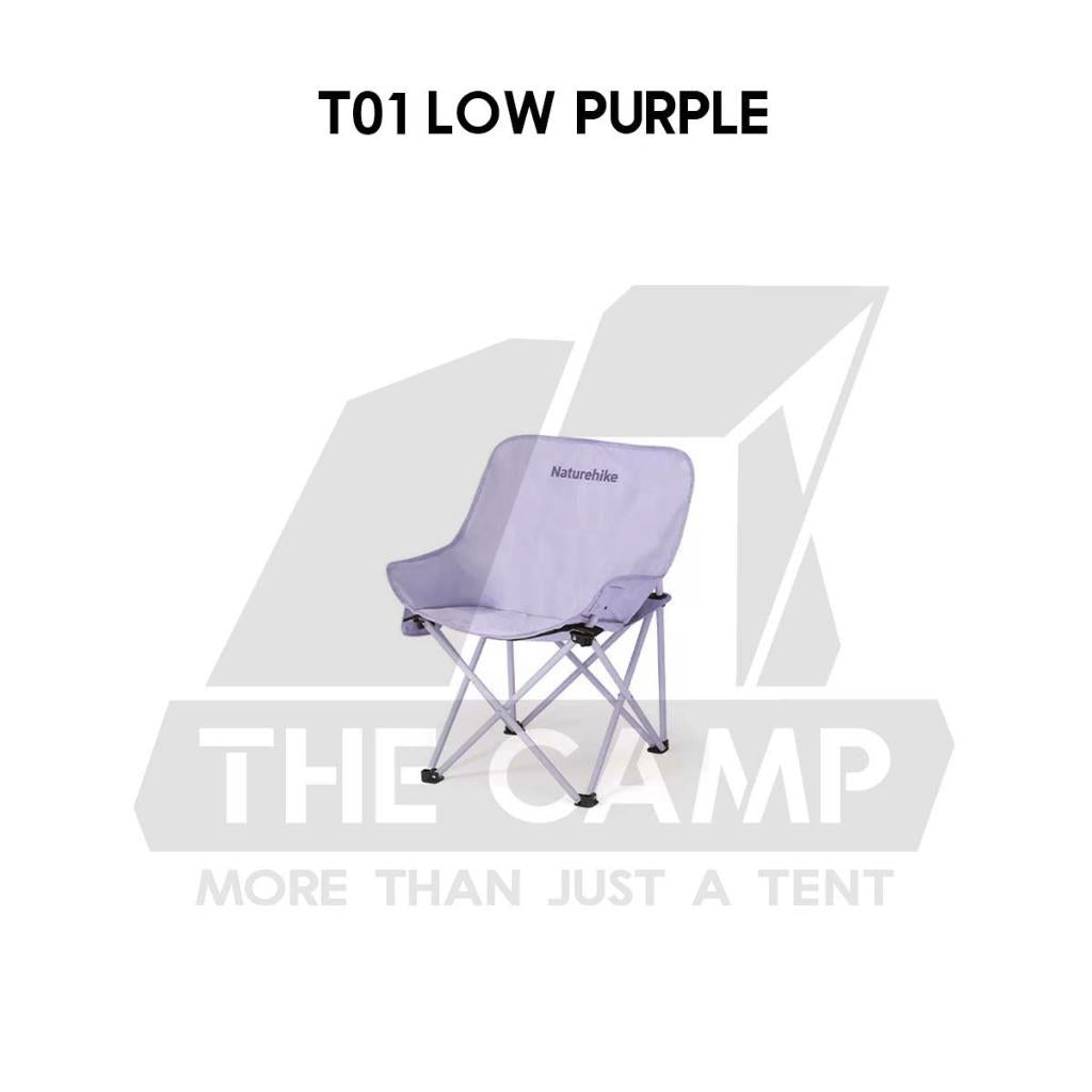 Naturehike T01 Low Back Moon Chair Outdoor Camping Widened Extra High Armchair Kerusi Healing CNH23JU13002