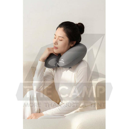Naturehike TPU Air Neck Pillow Travel Neck Support Bantal Leher Kereta Bantal Travel U Shape Memory Foam CNK2650WS030