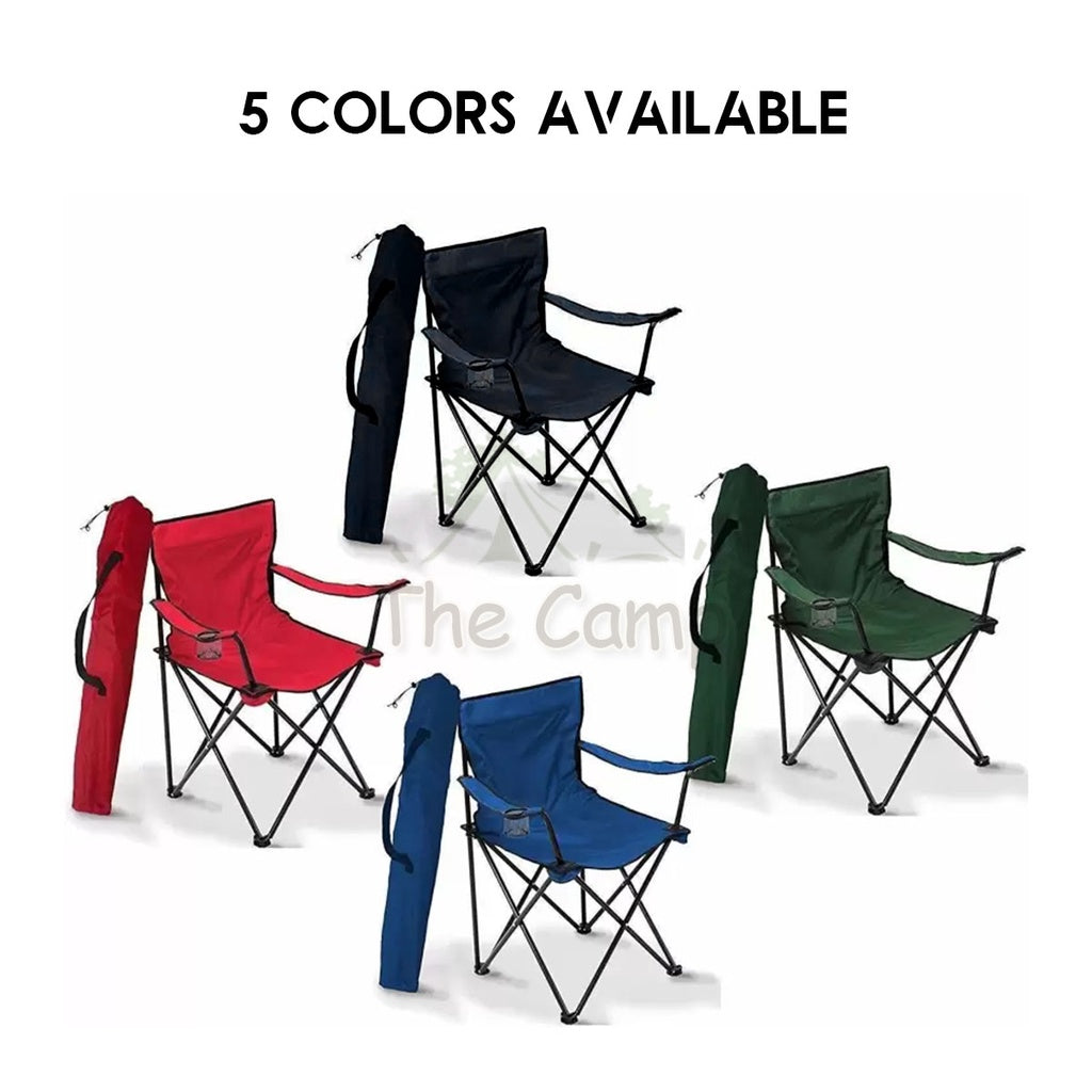 Camping XL Foldable Chair Portable Stool Large Sturdy Light Lightweight Canvas Hiking Family