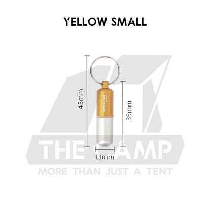 Wellhike SWS EDC Pill Capsule Sealed Waterproof Container Outdoor Camping Portable Small Bottle Mini Storage Keychain
