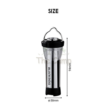 Blackdog Outdoor Camping Lighthouse Atmosphere LED Latern Torch Light Portable Rechargeable Black Reflector Goal Zero
