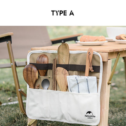 Naturehike Outdoor Tableware Organizer Storage Wagon Bag Table Side Cookware Pouch Portable Cutlery Tissue Holder