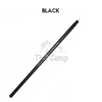 Telescopic Adjustable Flysheet Pole 2.4meter Camping Aluminium Alloy Lightweight Tent Stand Bag Nail Peg CLS