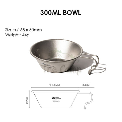 Mobi Garden Titanium Series Product Cup Bowl Cutlery Set Fork Spoon Knife Cookware Utensil