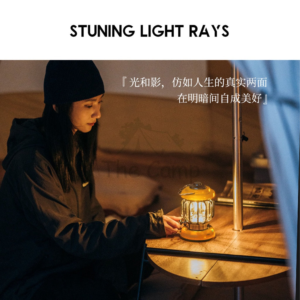Naturehike Atmosphere LED Camping Light 5000mah Latern Hanging Lamp Tent Flysheet Tarp Pole Nail Rope Bag Chair Table