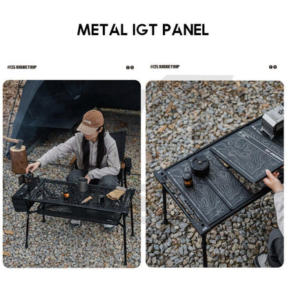 Shinetrip IGT Panel Metal Version 1 Unit Half Unit Plate for IGT Table Outdoor Camping Modular Meja A454