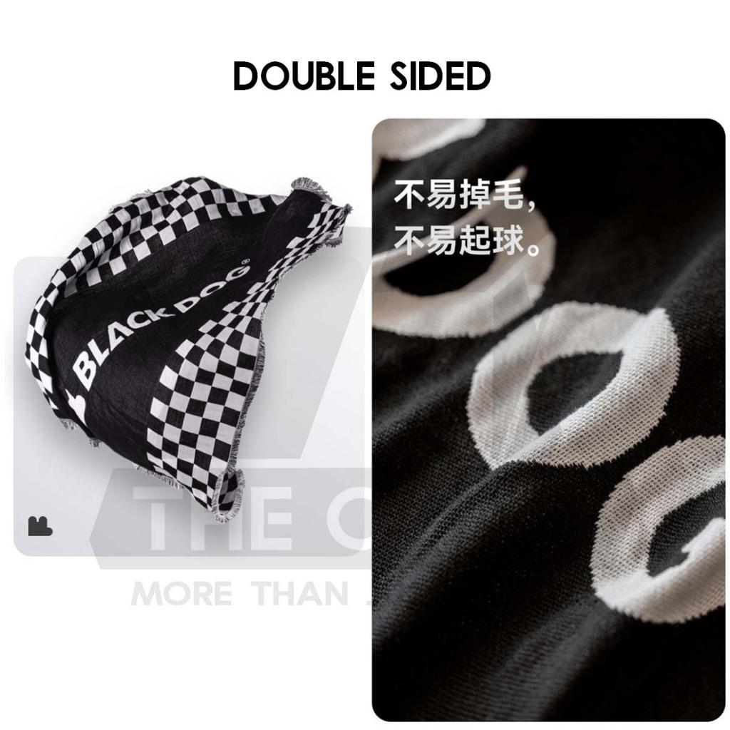 Blackdog Woven Blanket Carpet Mat Double Face Sided Multipurpose Tassel  Washable Camping Outdoor CBD2300DZ013