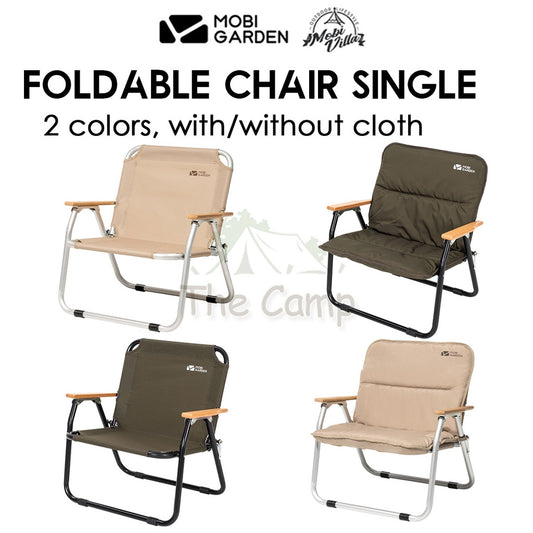 Mobi Garden Foldable Single Chair Camping With Cover Hiking Tent Nail Peg Flysheet Table Rope Pole Bed Naturehike