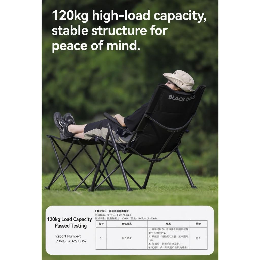 Blackdog Modular Lounge Chair Recliner Stool Foot Rest Folding Adjustable Chair Reclining Outdoor Camping CBD2650JJ016