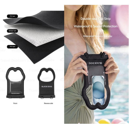 Blackdog Mobile Phone Waterproof Bag Touchable Screen Dry Bag Diving Floating 20m 50m IPX8 CBD2652006011